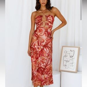 Runaway the label midi dress